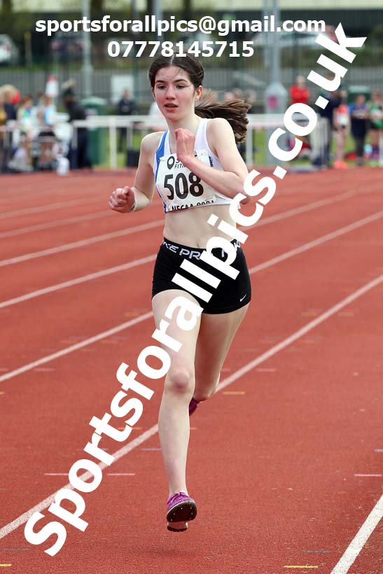 1500 metres, 2021 NECAA Middlesbrough Open Meting, Sunday, May 9th. Photo: David T. Hewitson/Sports for All Pics
